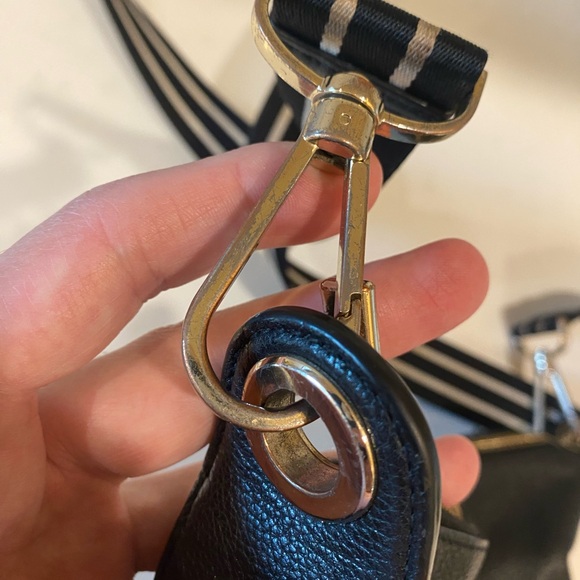 kate spade new york Leila Women's Pebbled Leather North South Crossbody Bag Blk - Picture 10 of 16